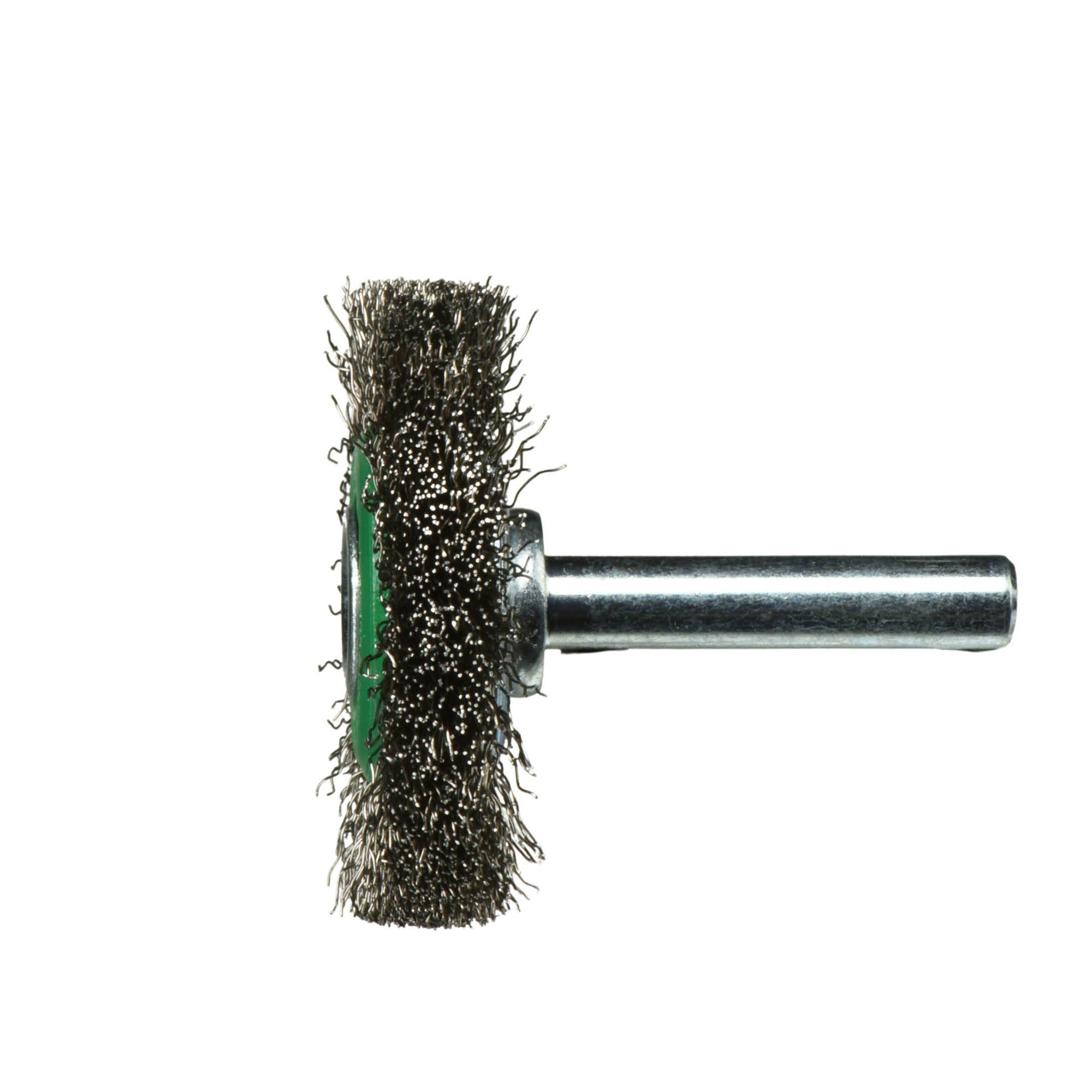 LUKAS-ERZETT Schaftrund-Drahtbürste BSVW für Edelstahl 40x11mm für Geradschleifer gewellt BSVW 04011 S6 VA A351004036 10St.