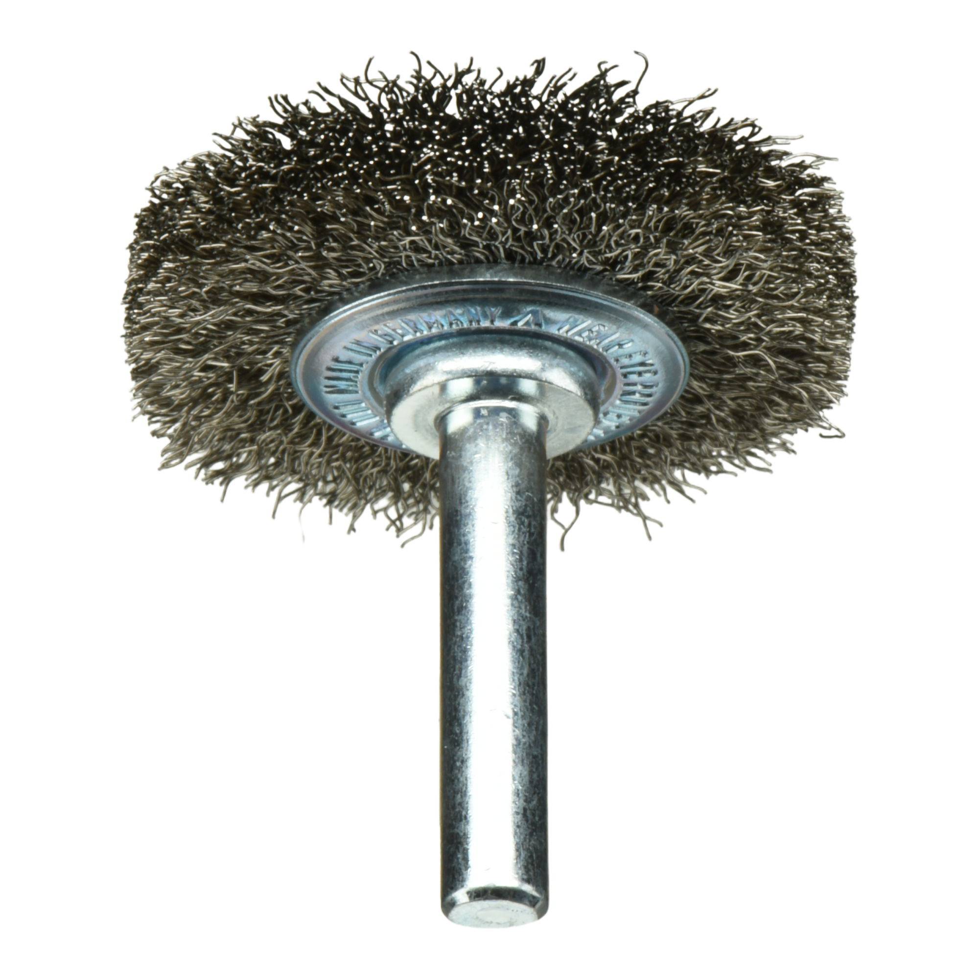LUKAS-ERZETT Schaftrund-Drahtbürste BSVW für Edelstahl 40x11mm für Geradschleifer gewellt BSVW 04011 S6 VA A351004036 10St.