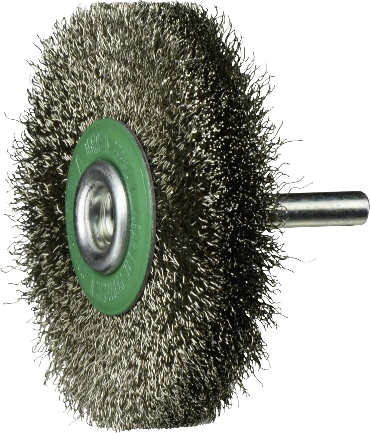 LUKAS-ERZETT Schaftrund-Drahtbürste BSVW für Edelstahl 70x18mm für Geradschleifer gewellt BSVW 07018 S6 VA A351007036 10St.