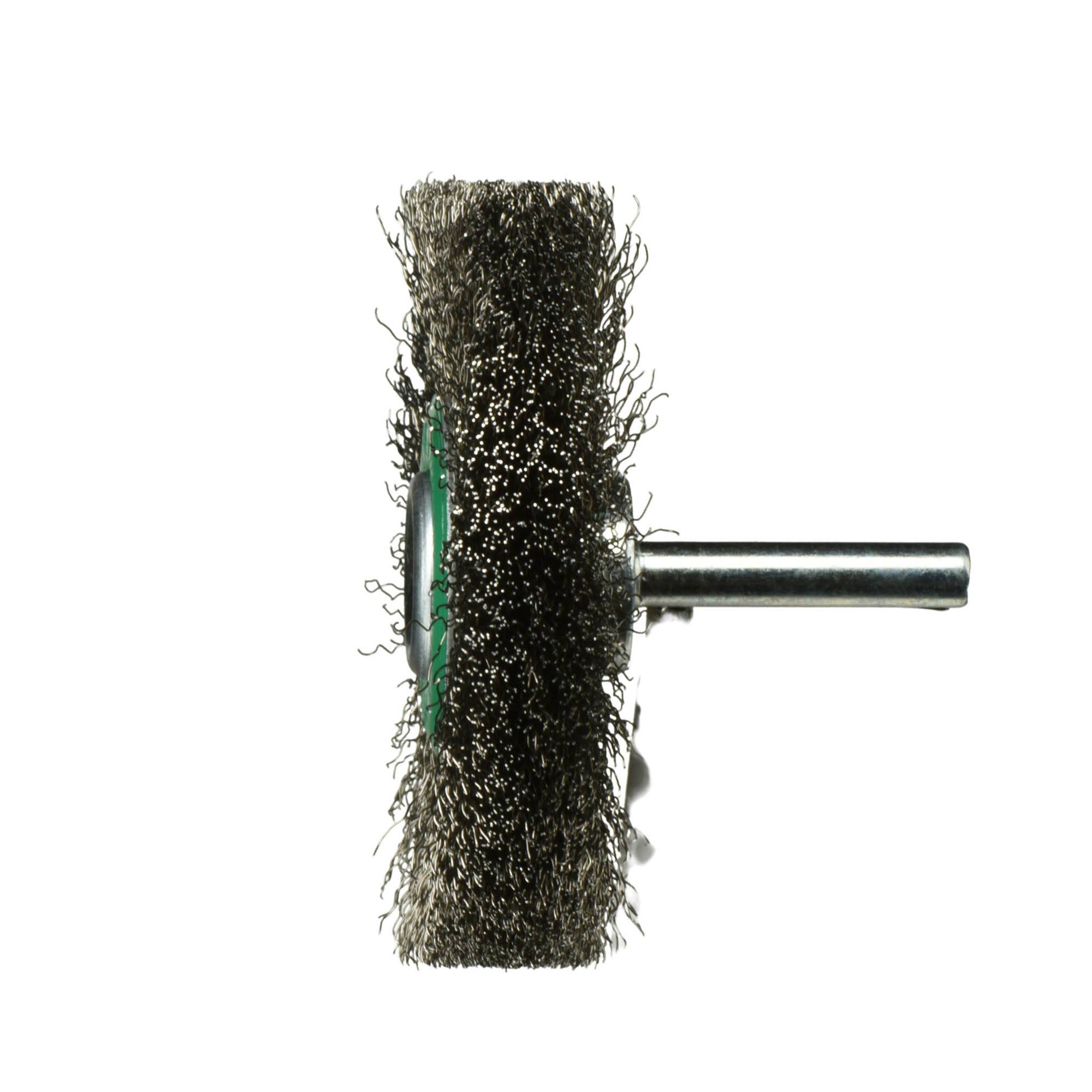 LUKAS-ERZETT Schaftrund-Drahtbürste BSVW für Edelstahl 70x18mm für Geradschleifer gewellt BSVW 07018 S6 VA A351007036 10St.