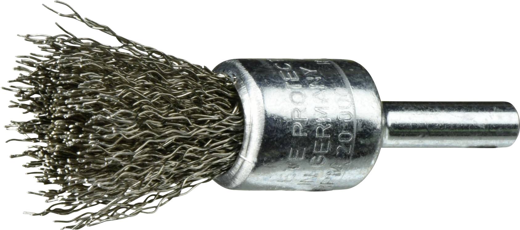 LUKAS-ERZETT Pinsel-Drahtbürste BPVW für Edelstahl 17x25mm für Geradschleifer gewellt BPVW 01725 S6 VA A351101506 10St.