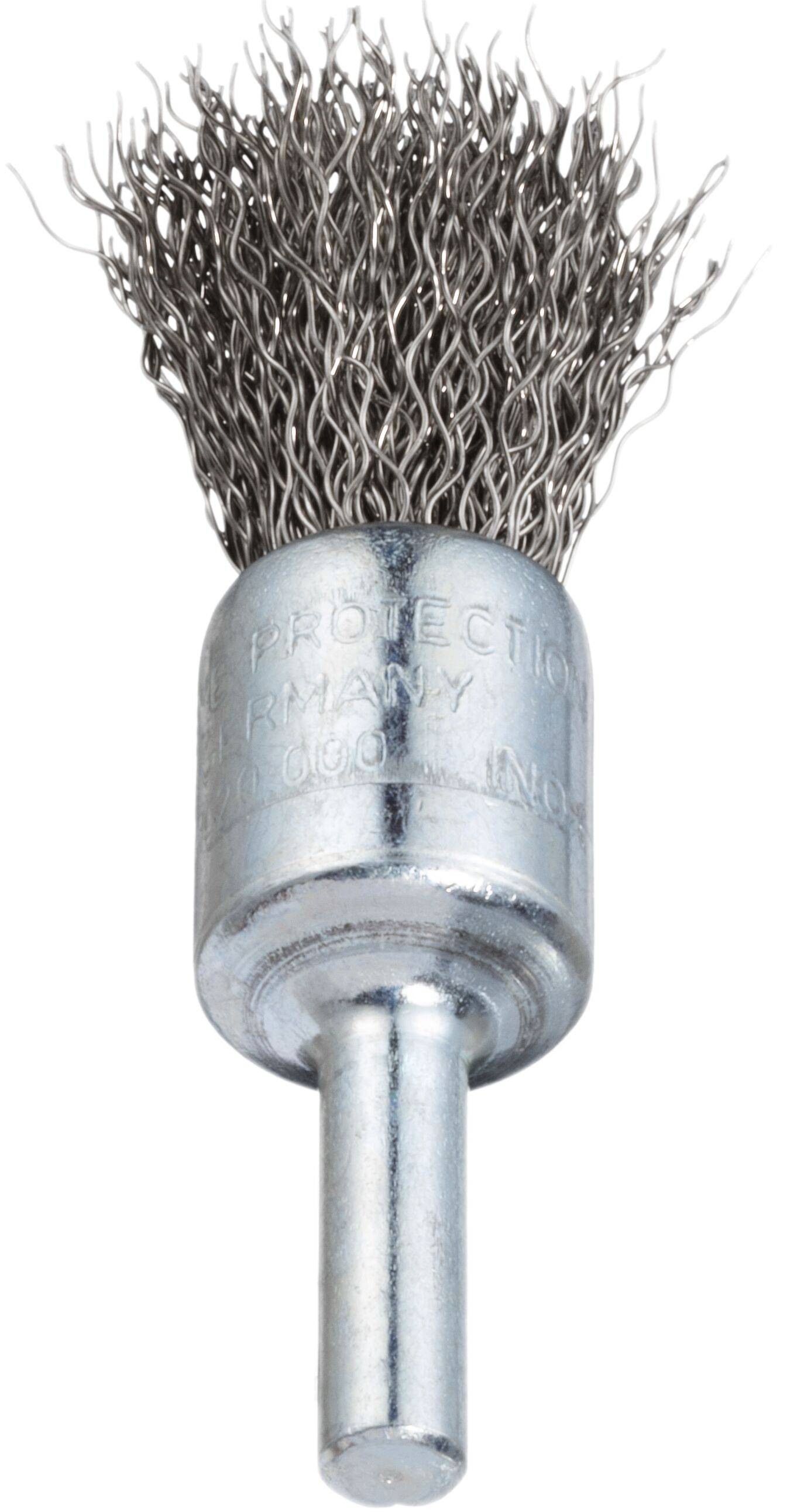 LUKAS-ERZETT Pinsel-Drahtbürste BPVW für Edelstahl 17x25mm für Geradschleifer gewellt BPVW 01725 S6 VA A351101506 10St.