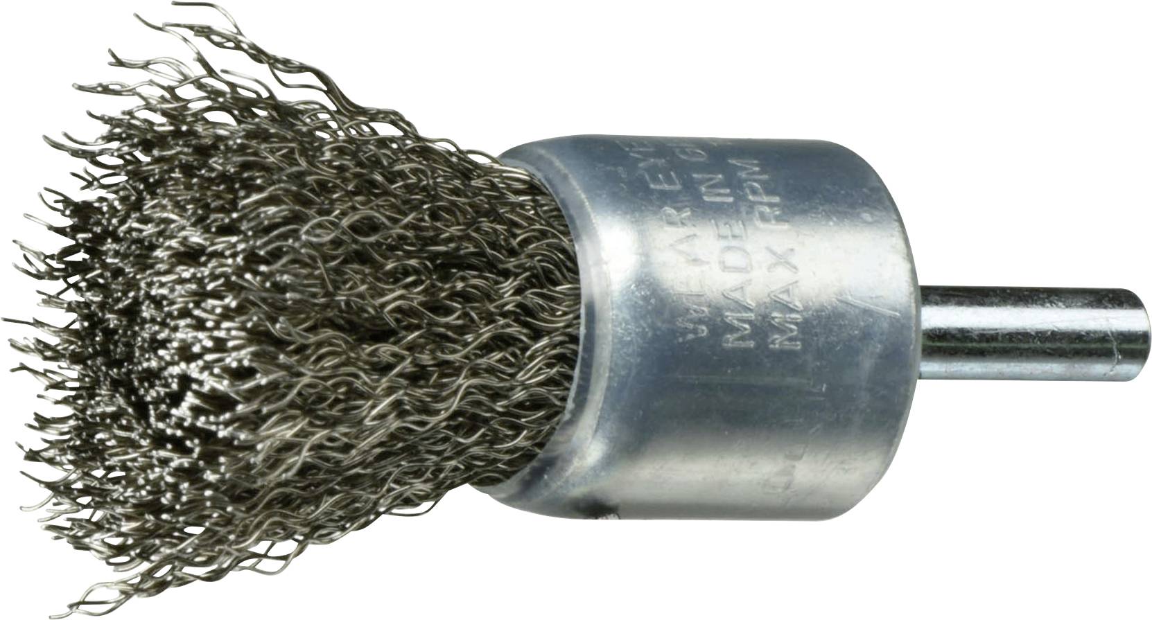 LUKAS-ERZETT Pinsel-Drahtbürste BPVW für Edelstahl 25x25mm für Geradschleifer gewellt BPVW 02525 S6 VA A351102206 10St.