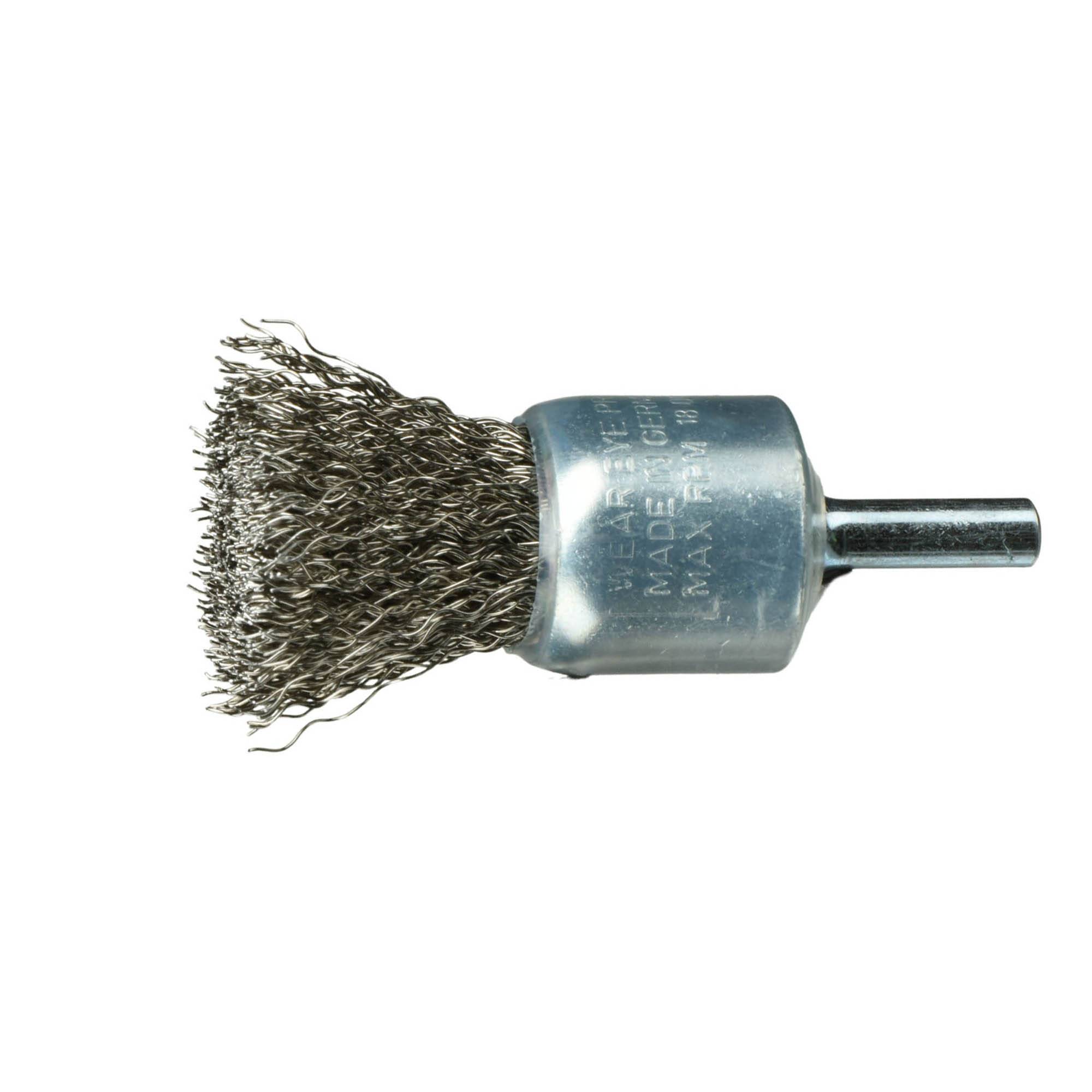 LUKAS-ERZETT Pinsel-Drahtbürste BPVW für Edelstahl 25x25mm für Geradschleifer gewellt BPVW 02525 S6 VA A351102206 10St.