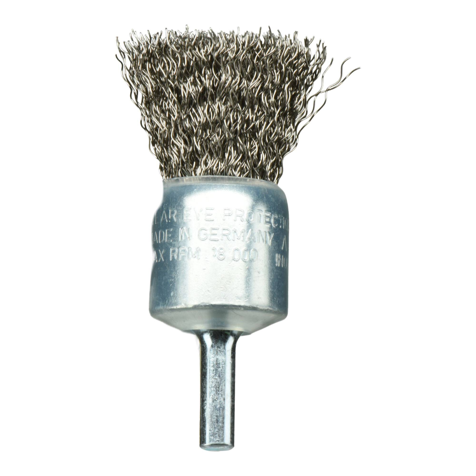 LUKAS-ERZETT Pinsel-Drahtbürste BPVW für Edelstahl 25x25mm für Geradschleifer gewellt BPVW 02525 S6 VA A351102206 10St.