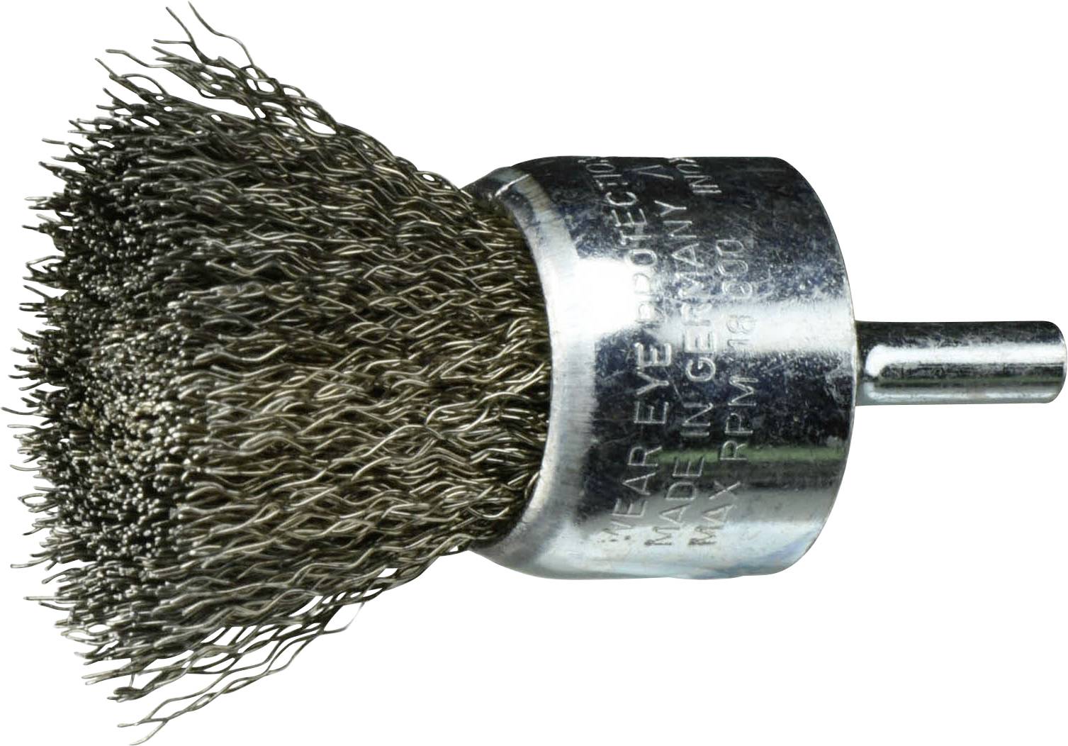 LUKAS-ERZETT Pinsel-Drahtbürste BPVW für Edelstahl 30x25mm für Geradschleifer gewellt BPVW 03025 S6 VA A351102806 10St.