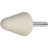 LUKAS-ERZETT A3705020256 Polierstift P3KE Rundkegelform 20x25mm Schaft 6mm Filz für Polierpaste 10St. LUKAS-ERZETT A3705020256 Polierstift P3KE Rundkegelform 20x25mm Schaft 6mm Filz für Polierpaste 10St.