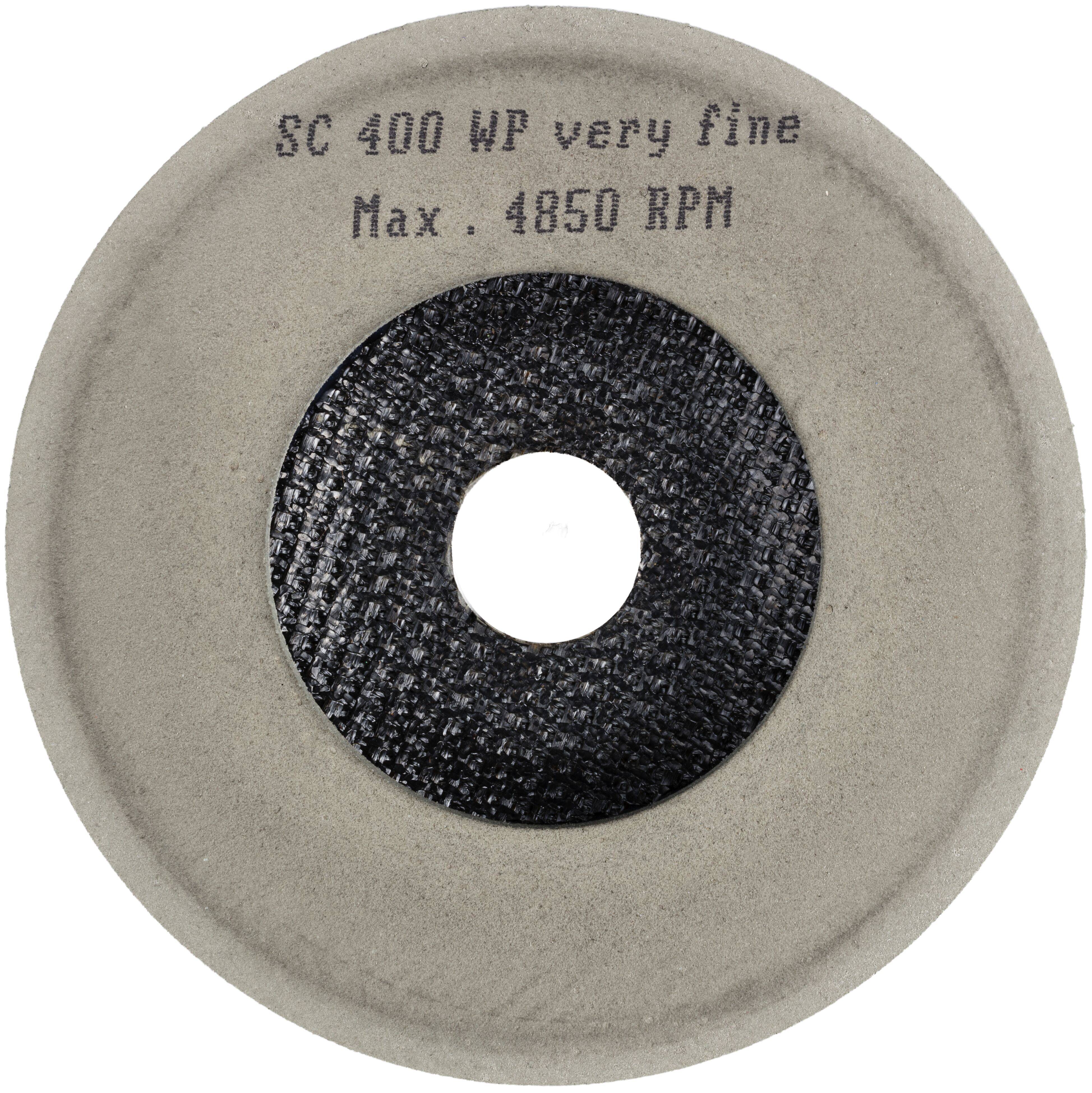 LUKAS-ERZETT A671612540014 Polierteller P6PT Ø 125mm Sehr fein | Korn 400 | für Winkelschleifer flach Siliciumcarbid