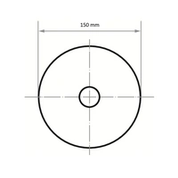 LUKAS-ERZETT PSH 150 NK 80 A73001500800005 Schleifblatt Körnung (num) 80 (Ø) 150mm 50St. LUKAS-ERZETT PSH 150 NK 80 A73001500800005 Schleifblatt Körnung (num) 80 (Ø) 150mm 50St.