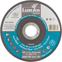 LUKAS-ERZETT T41 125 AT005842V9807010 Trennscheiben-Set 125mm 10St. LUKAS-ERZETT T41 125 AT005842V9807010 Trennscheiben-Set 125mm 10St.