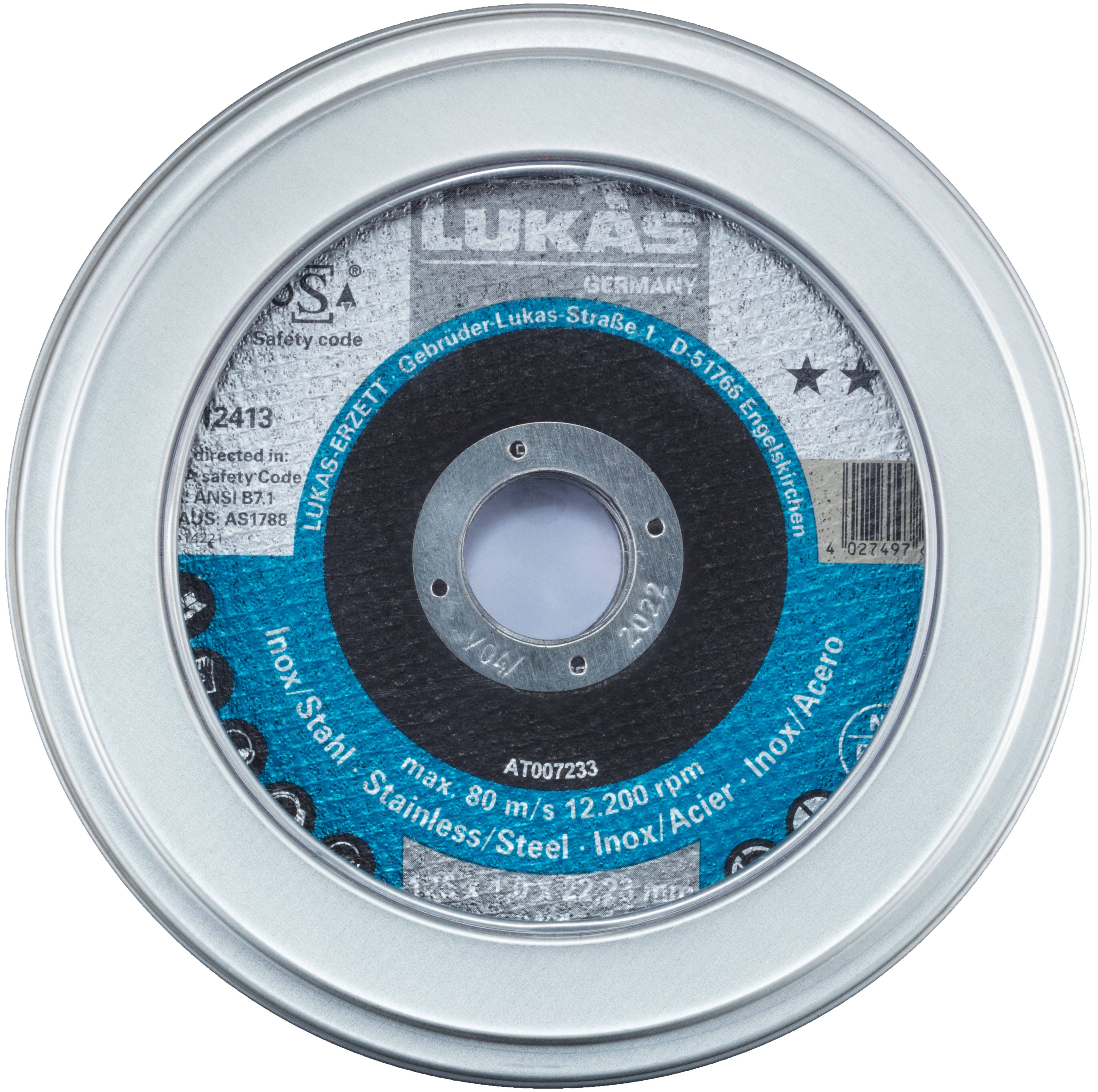 LUKAS-ERZETT T41 115 AT007231V9807010 Trennscheiben-Set 115mm 10St.