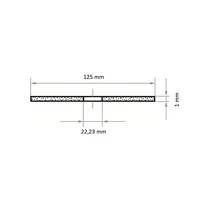 LUKAS-ERZETT T41 125x1,0x22,23 A60Z-BF AT007233V9802 Trennscheiben-Set 125mm 50St. LUKAS-ERZETT T41 125x1,0x22,23 A60Z-BF AT007233V9802 Trennscheiben-Set 125mm 50St.