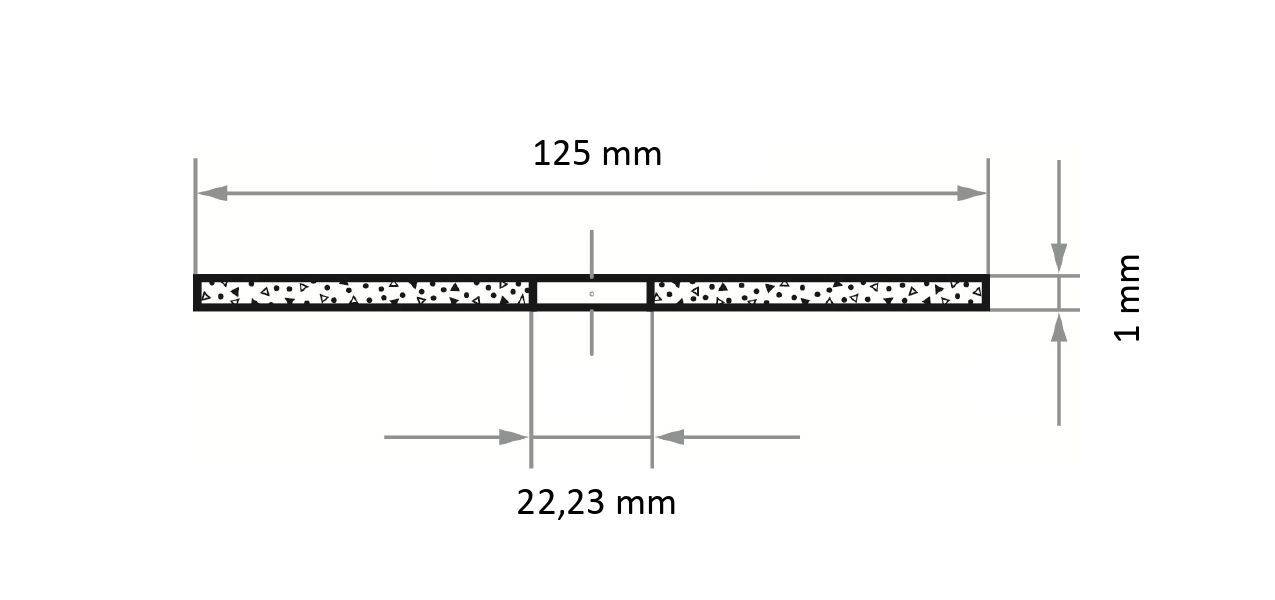 LUKAS-ERZETT T41 125 AT007233V9807010 Trennscheiben-Set 125mm 10St.