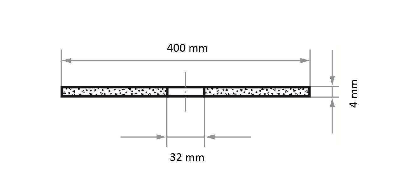 LUKAS-ERZETT T41 400x4,0x32,00 A30T-BF AT010026 Trennscheiben-Set 400mm 5St.