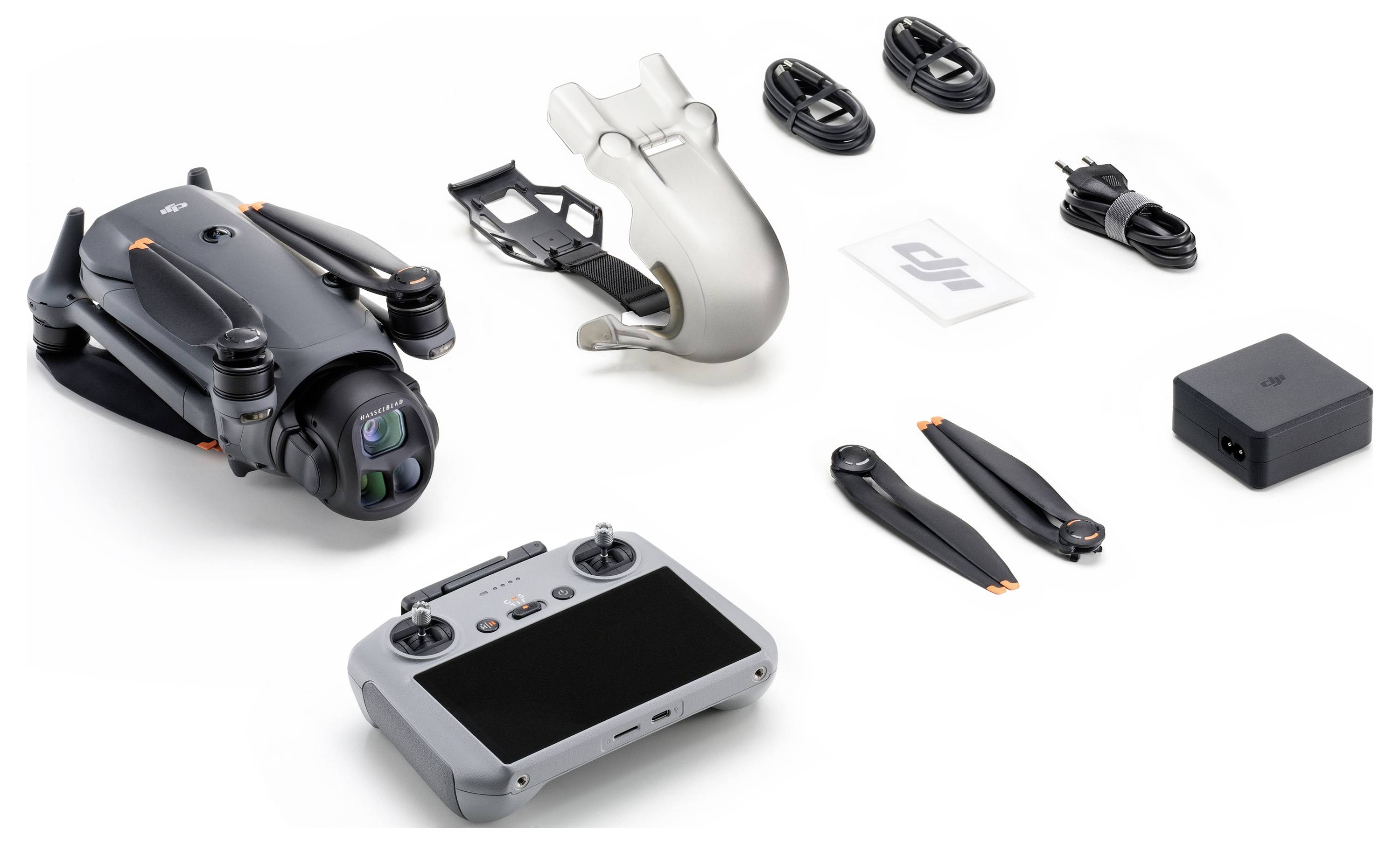 DJI Mavic 4 Pro Fly More Combo (RC 2) inkl. Smart Controller Quadrocopter RtF Kameraflug, Profi Grau