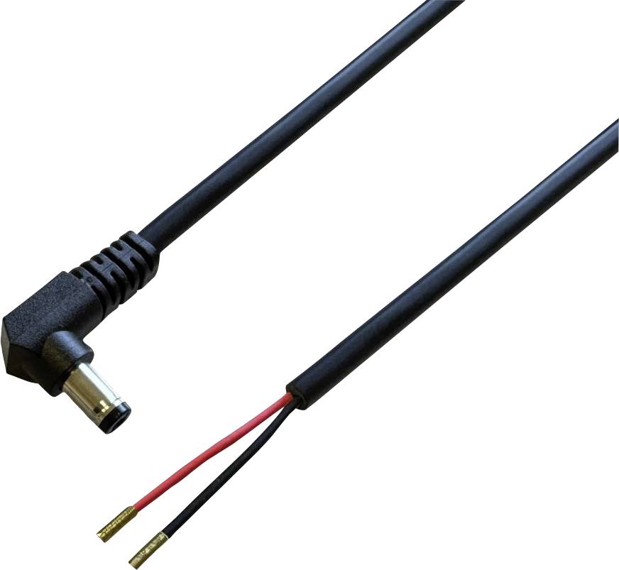 BKL Electronic 076102 DC-Steckverbinder DC-Hohlstecker - Aderendhülsen 2m 1St.