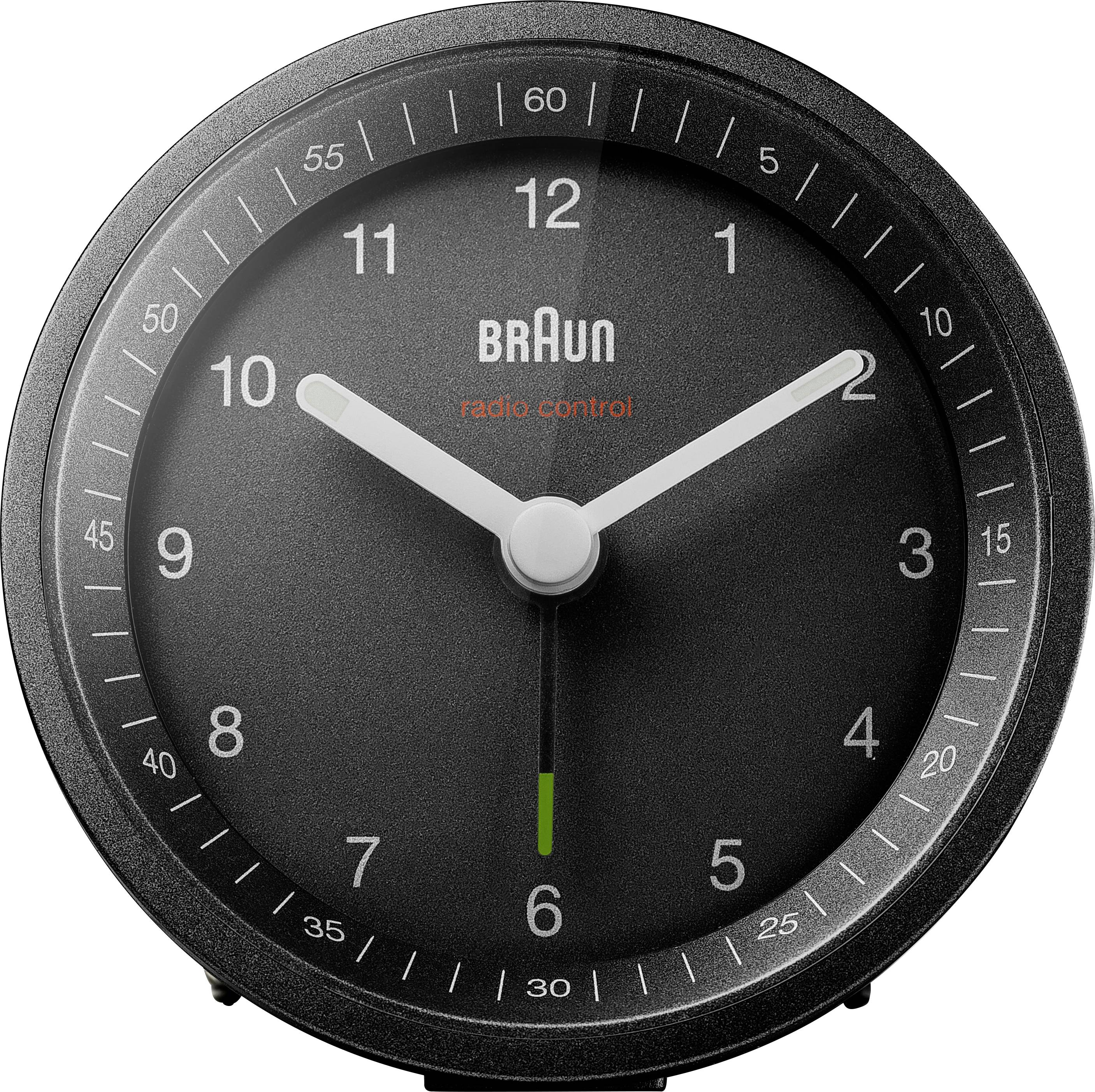 Braun BC07-DCF Wecker Schwarz Alarmzeiten 1 1 Timerzeit