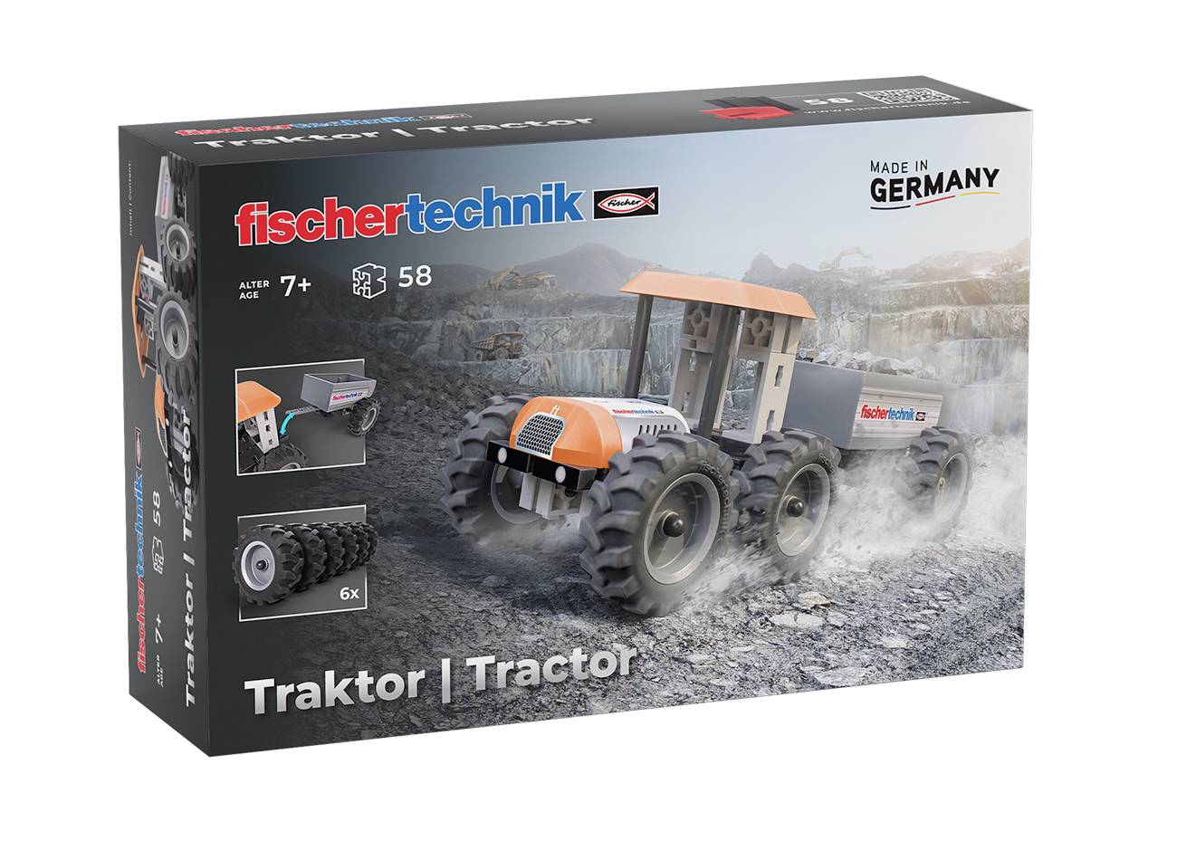fischertechnik 576107 Tractor Bausatz ab 7 Jahre