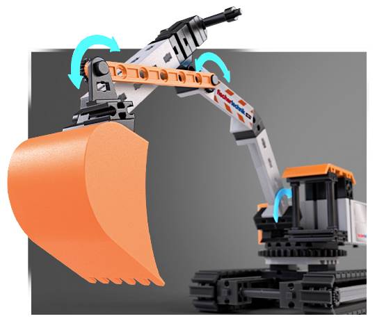 Fischertechnik 576104 Bagger Bausatz ab 7 Jahre