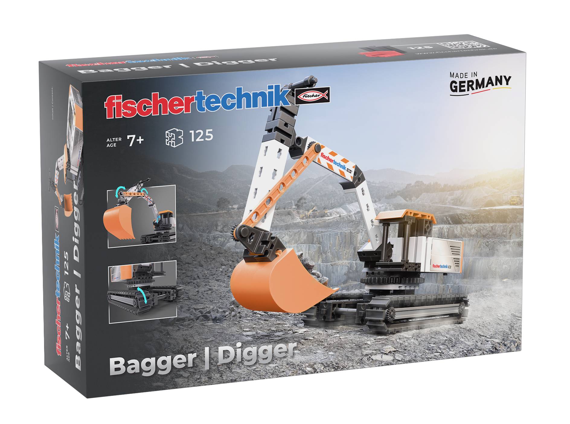 Fischertechnik 576104 Bagger Bausatz ab 7 Jahre