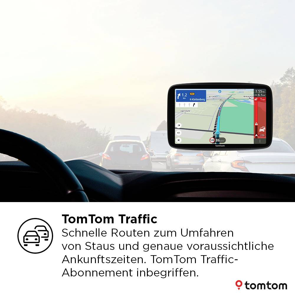 TomTom Go Navigator 6" 2nd Navi 15.2cm 6 Zoll Britische Inseln, Europa