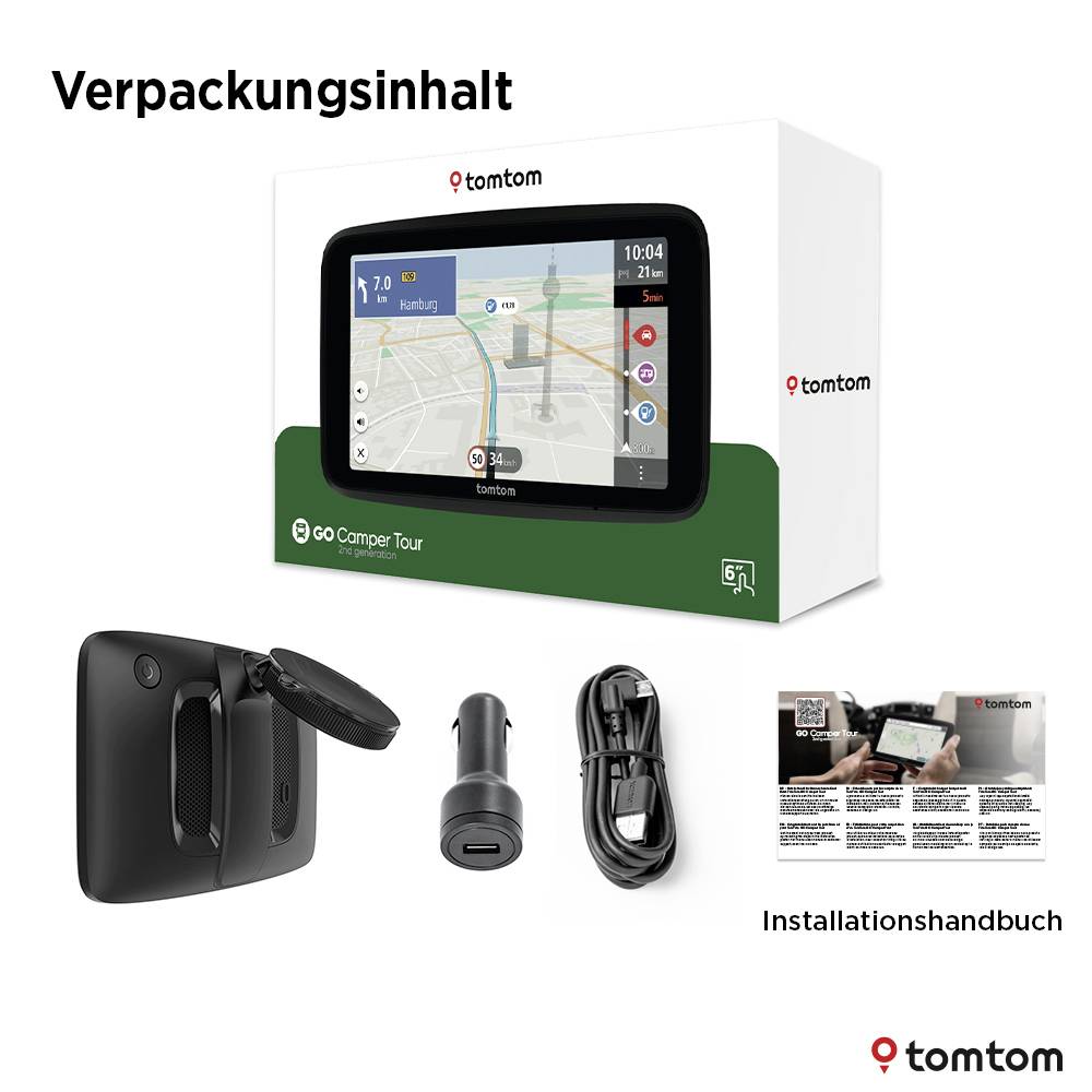 TomTom Go Camper Tour" 2nd LKW-Navi 15.2cm 6 Zoll