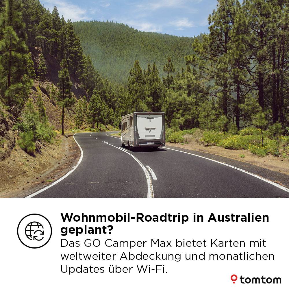 TomTom Go Camper Max 7" 2nd LKW-Navi 17.8cm 7 Zoll