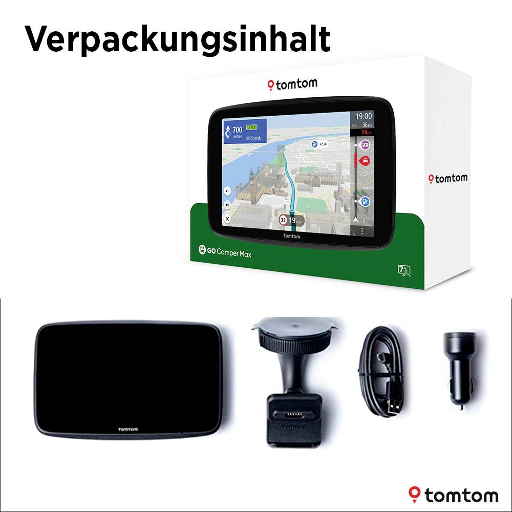 TomTom Go Camper Max 7" 2nd LKW-Navi 17.8cm 7 Zoll
