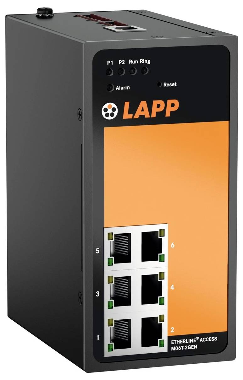 LAPP ETHERLINE® ACCESS M08T02GSFP Industrial Ethernet Switch
