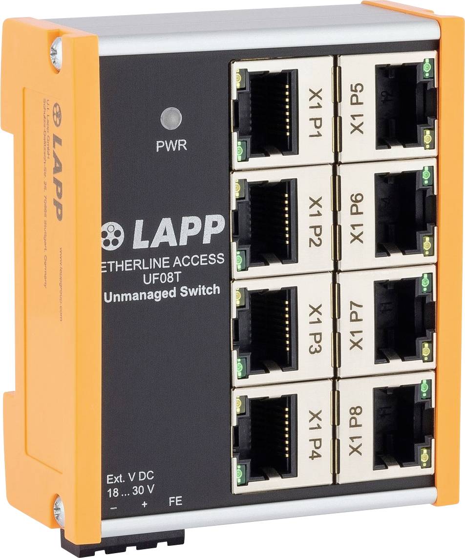 LAPP ETHERLINE® ACCESS UF08T Industrial Ethernet Switch