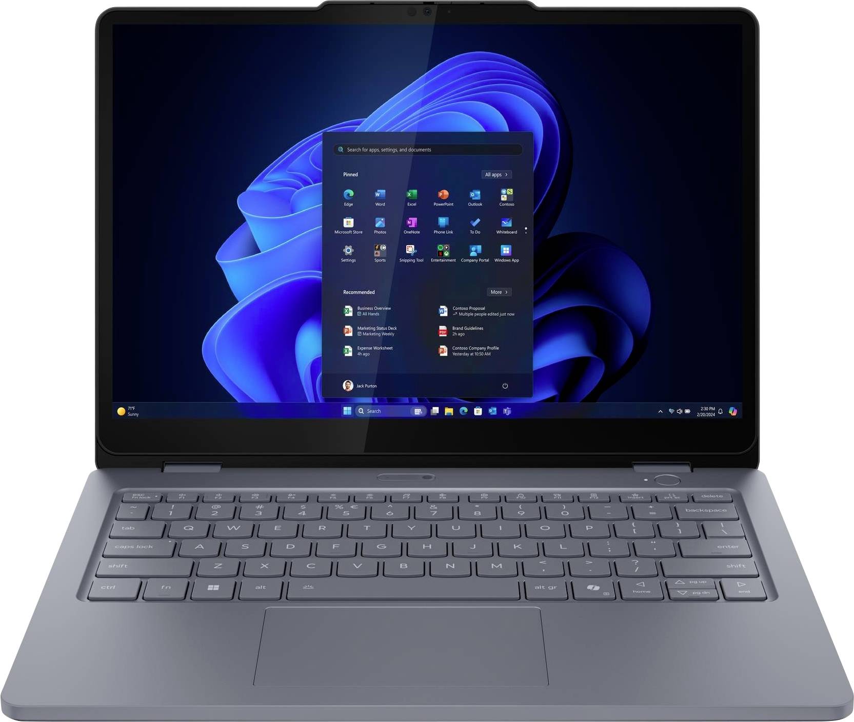 Lenovo Notebook 83M90000GE 33.8cm (13.3 Zoll) WUXGA Intel® Core™ 5 120U 16GB RAM 512GB SSD Deutsch, QWERTZ Intel Intel® Graphics