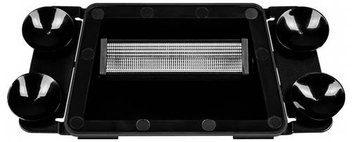 SecoRüt Frontblitzer / Straßenräumer LED Blitzer 12&24 Volt Strobo LW0052 12 V/DC, 24 V/DC Saugnapf Orange