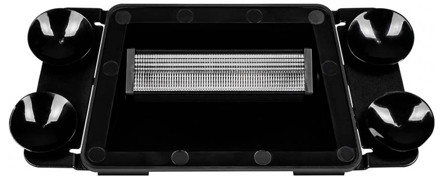 SecoRüt Frontblitzer / Straßenräumer LED Blitzer 12&24 Volt Strobo LW0052 12 V/DC, 24 V/DC Saugnap