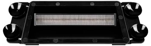 SecoRüt Frontblitzer / Straßenräumer LED Blitzer 12&24 Volt Strobo LW0054 Saugnapf Orange