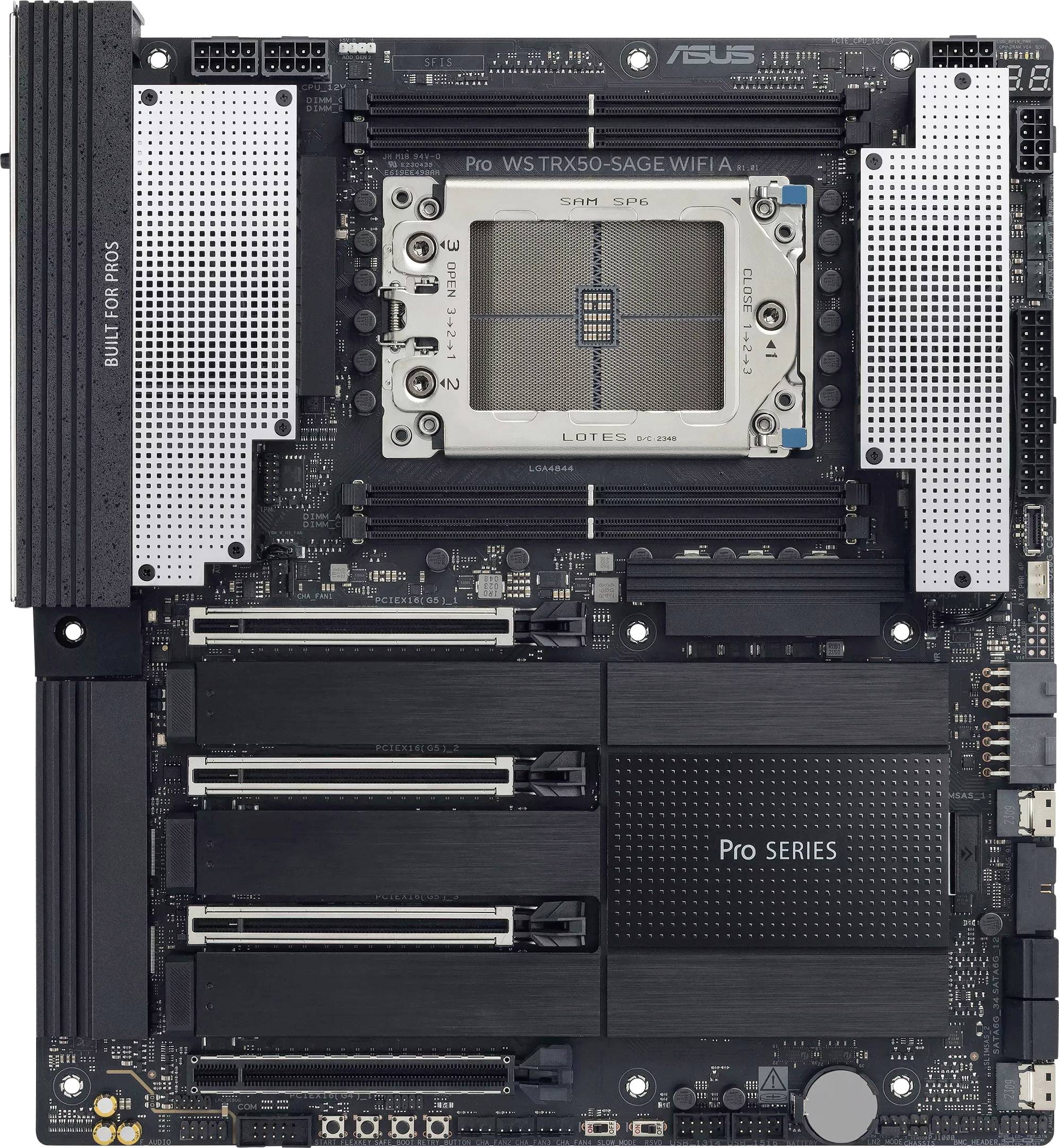 Asus PRO WS TRX50-SAGE Mainboard Sockel (PC) AMD® sTR5 Formfaktor (Details) CEB