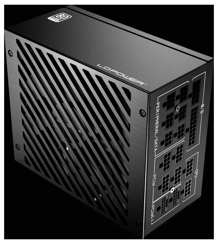 LC Power LC1000P2 V3.1 Platinum PC Netzteil 1000W ATX 80PLUS® Platinum