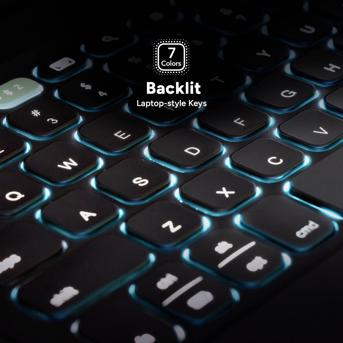 ZAGG KB Pro Keys 2 Tablet-Tastatur mit Hülle Passend für Marke (Tablet): Apple iPad Air 11" (M2, 2024), iPad Air 11" (M3, 2025) Apple iOS®