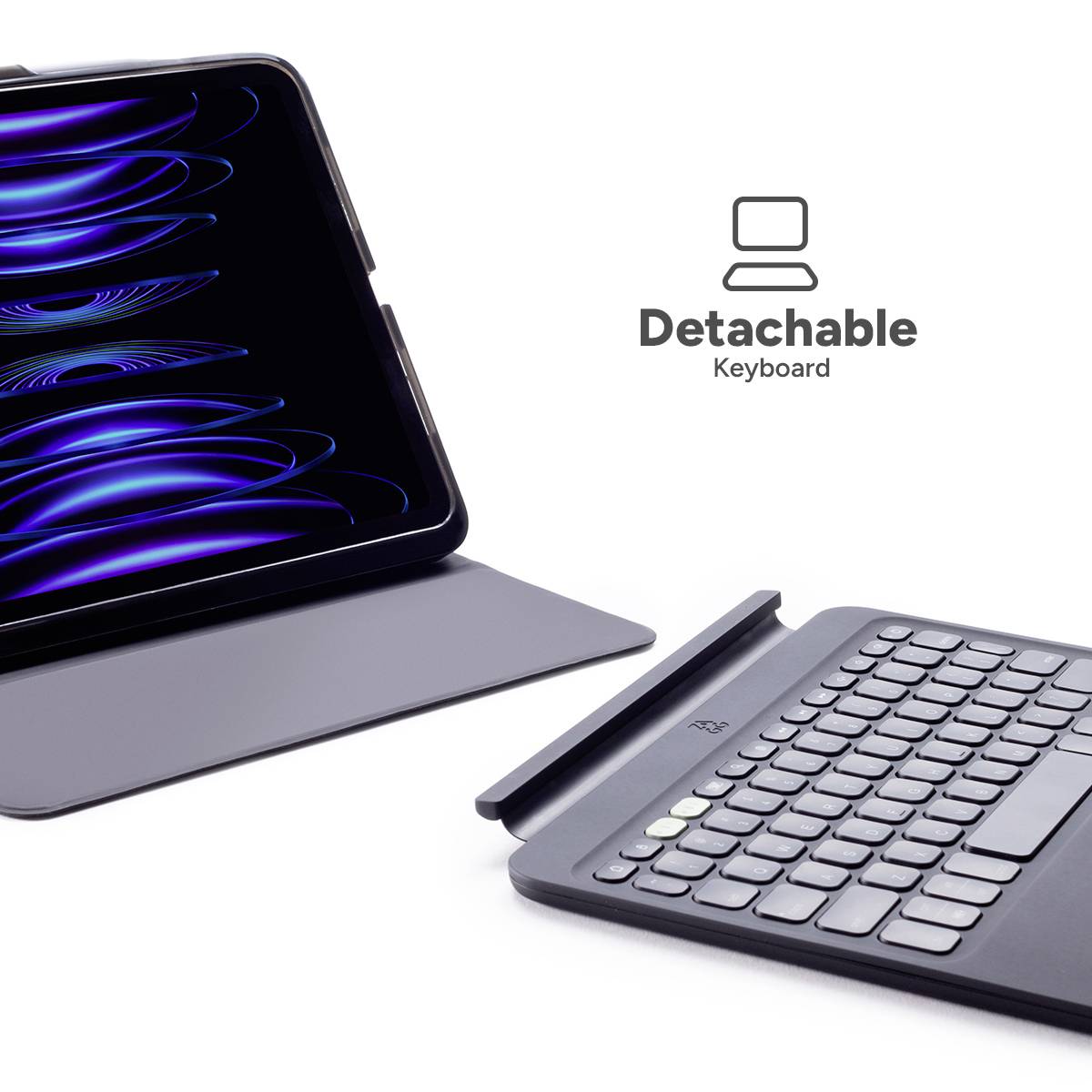 ZAGG KB Pro Keys 2 Tablet-Tastatur mit Hülle Passend für Marke (Tablet): Apple iPad Air 11" (M2, 2024), iPad Air 11" (M3, 2025) Apple iOS®