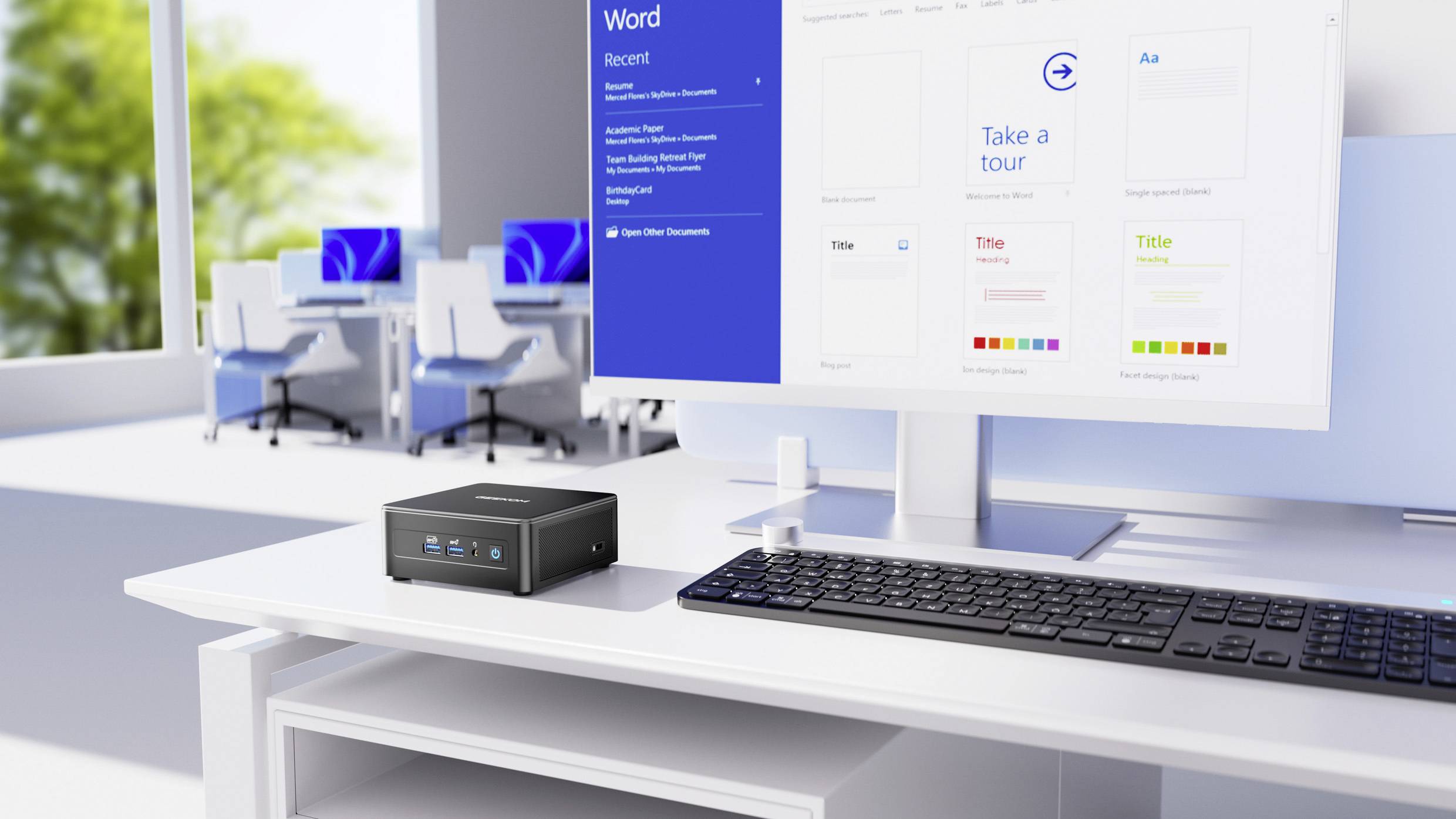 GEEKOM Mini PC IT15 Intel® Core™ Ultra 5 225H 4.8 GHz 32 GB RAM 1 TB SSD Intel Arc™ 130T Win 11