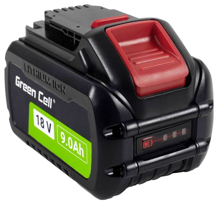 Green Cell GC-PTDW18V9 DCB547 DCB184 DCB182 Werkzeug-Akku 18V 9.0Ah Li-Ion