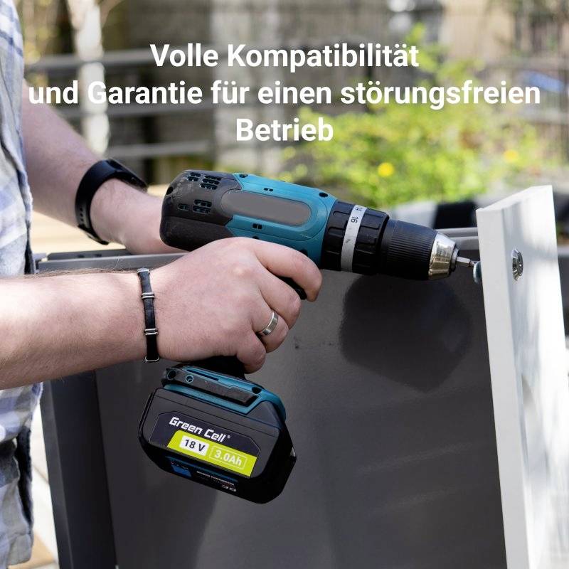 Green Cell GC-PTMA18V3 BL1830 Werkzeug-Akku 18V 3Ah Li-Ion