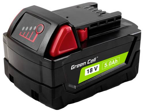 Green Cell GC-PTML18V5 M18 B5 4932430483 Werkzeug-Akku 18V 5.0Ah Li-Ion