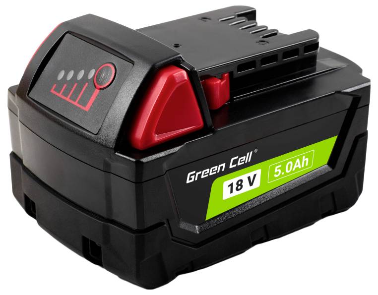 Green Cell GC-PTML18V5 M18 B5 4932430483 Werkzeug-Akku 18V 5.0Ah Li-Ion