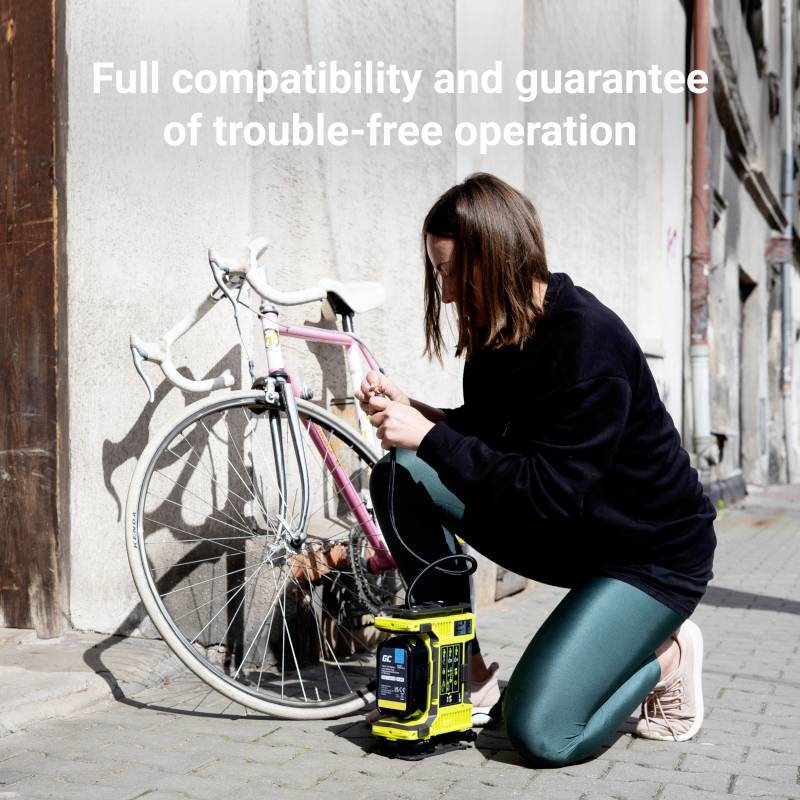 Green Cell GC-PTRY18V4 RB18L40 Werkzeug-Akku 18V 4.0Ah Li-Ion