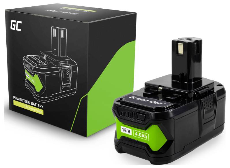 Green Cell GC-PTRY18V4 RB18L40 Werkzeug-Akku 18V 4.0Ah Li-Ion