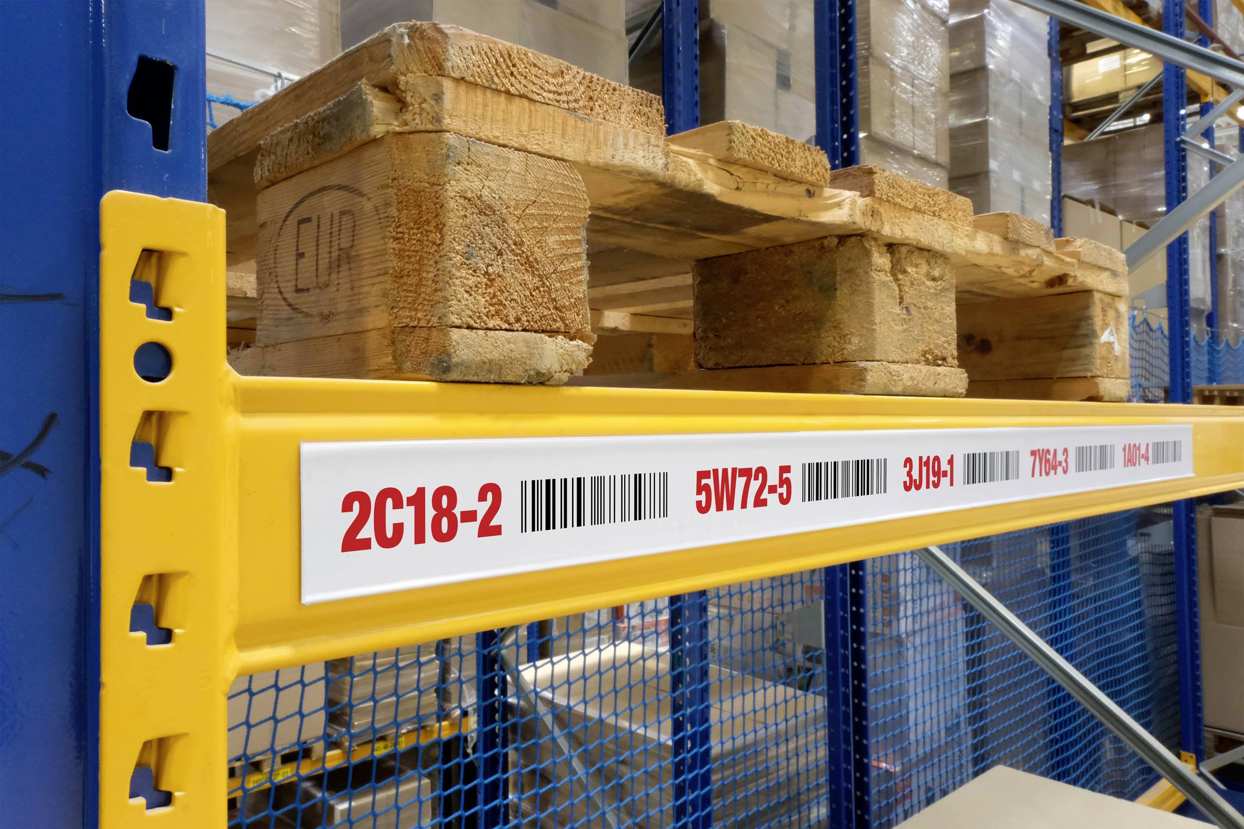 Kennzeichnungsschiene (B x H) 1000mm x 57mm 25St.