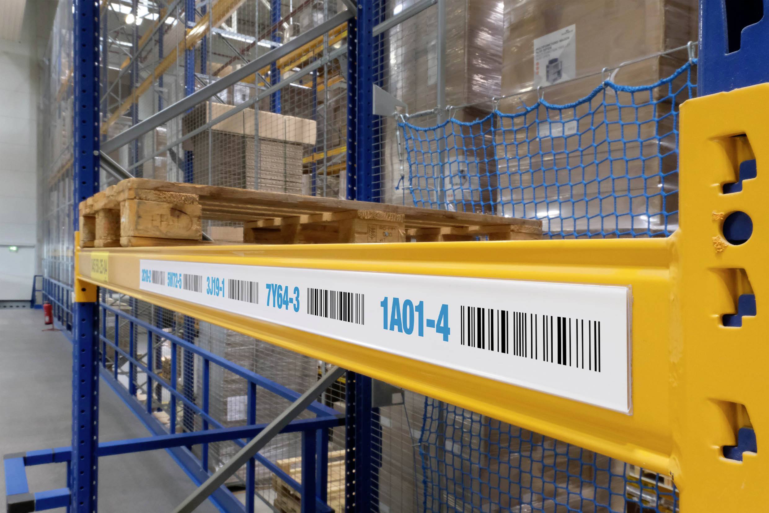 Kennzeichnungsschiene (B x H) 1000mm x 57mm 25St.