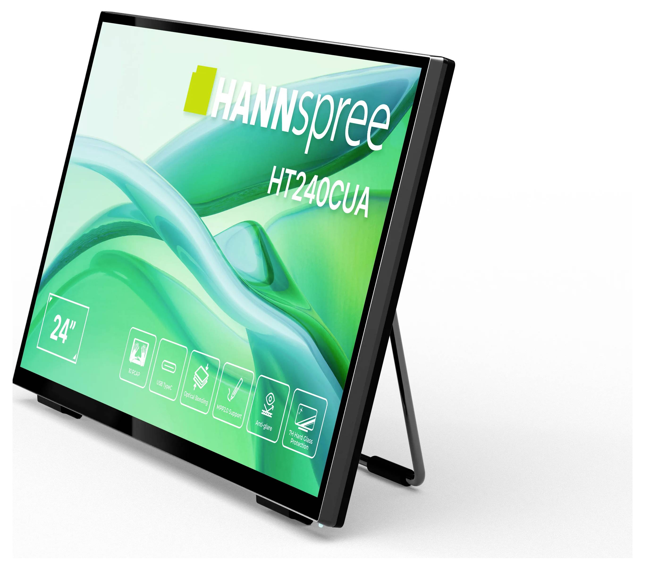 Hannspree HT240CUA LED-Monitor EEK D (A - G) 60.5 cm (23.8 Zoll) 1920 x 1080 Pixel 16:9 6 ms DisplayPort, HDMI®, VGA, USB-A (USB 3.0), USB-B, Kopfh