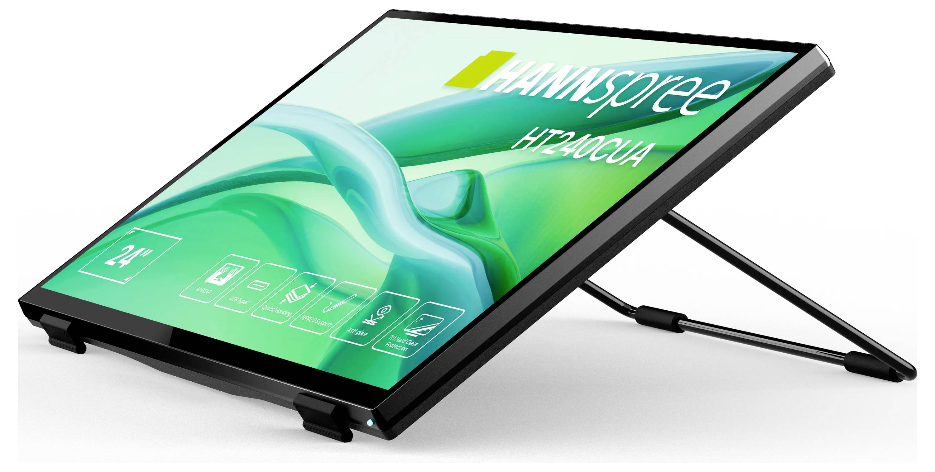 Hannspree HT240CUA LED-Monitor EEK D (A - G) 60.5 cm (23.8 Zoll) 1920 x 1080 Pixel 16:9 6 ms DisplayPort, HDMI®, VGA, USB-A (USB 3.0), USB-B, Kopfh