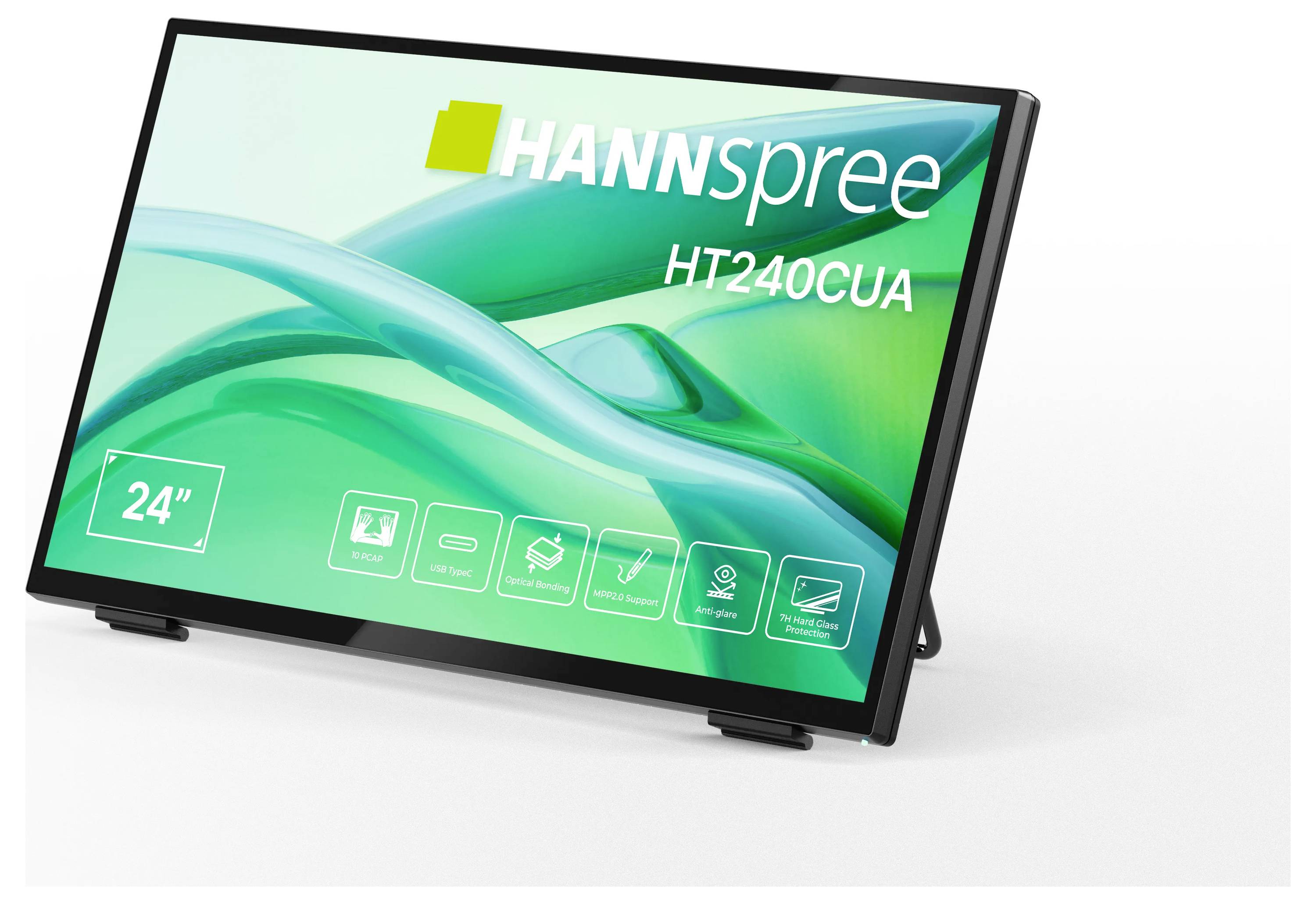 Hannspree HT240CUA LED-Monitor EEK D (A - G) 60.5 cm (23.8 Zoll) 1920 x 1080 Pixel 16:9 6 ms DisplayPort, HDMI®, VGA, USB-A (USB 3.0), USB-B, Kopfh
